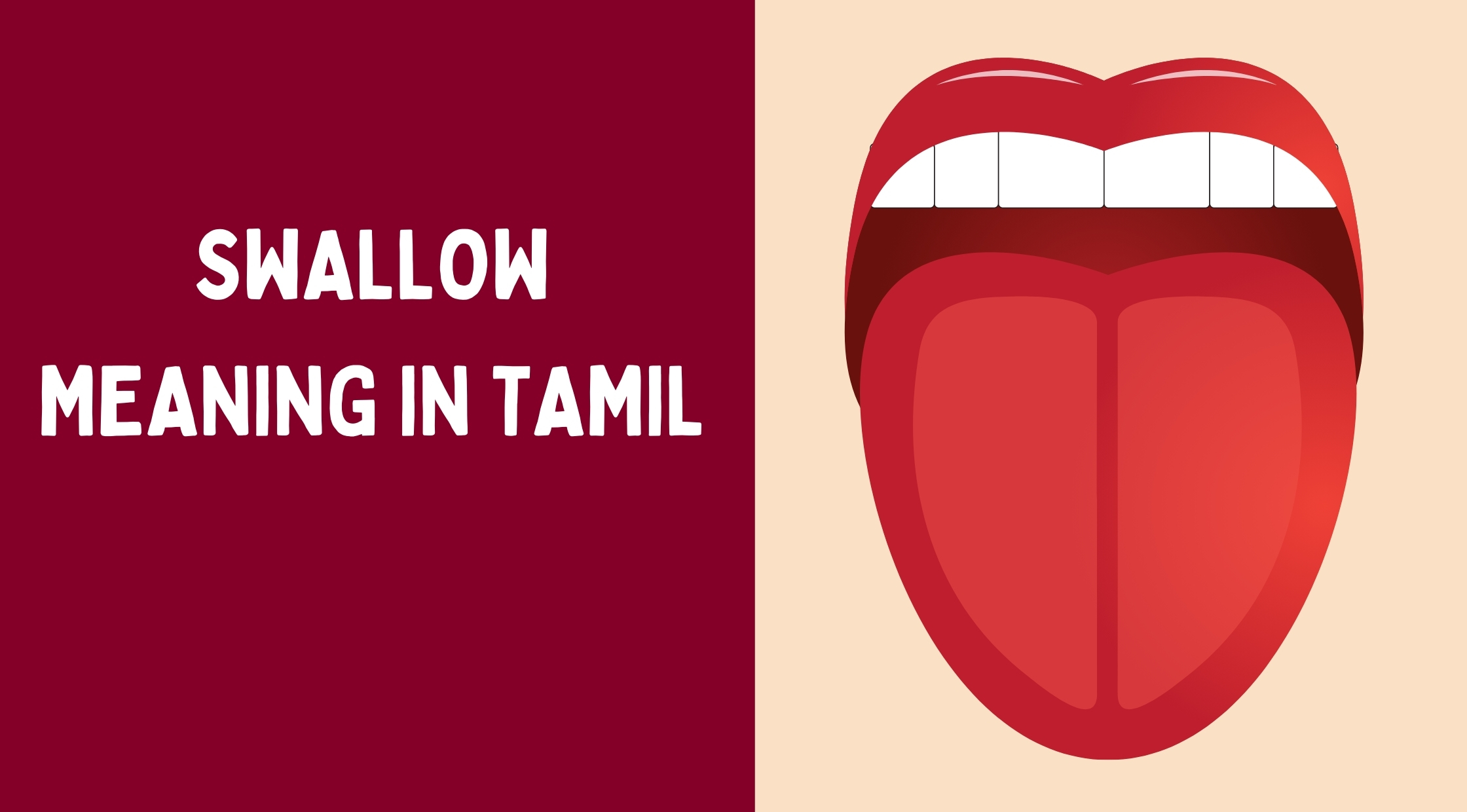 Swallow Meaning in Tamil